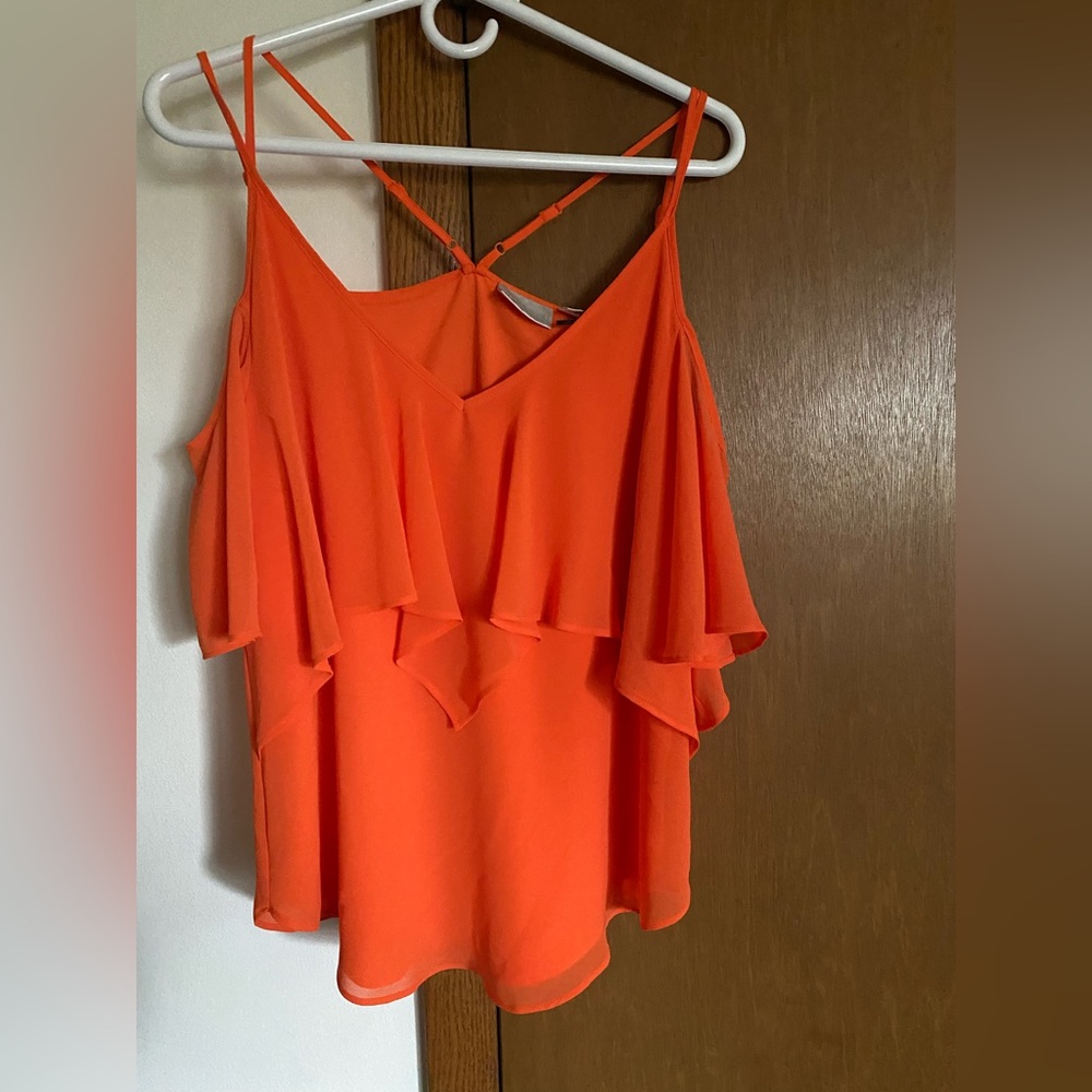 NWT Red Orange Blouse